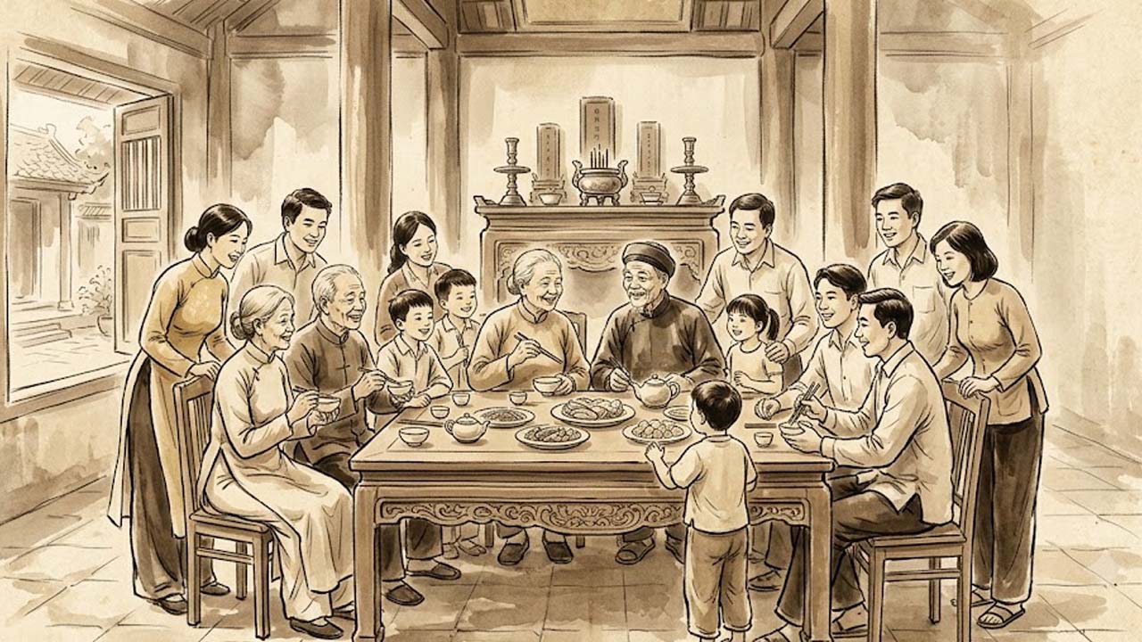 Sao Hóa Quyền cung Phúc Đức báo hiệu khả năng gánh vác đại nghiệp tộc họ