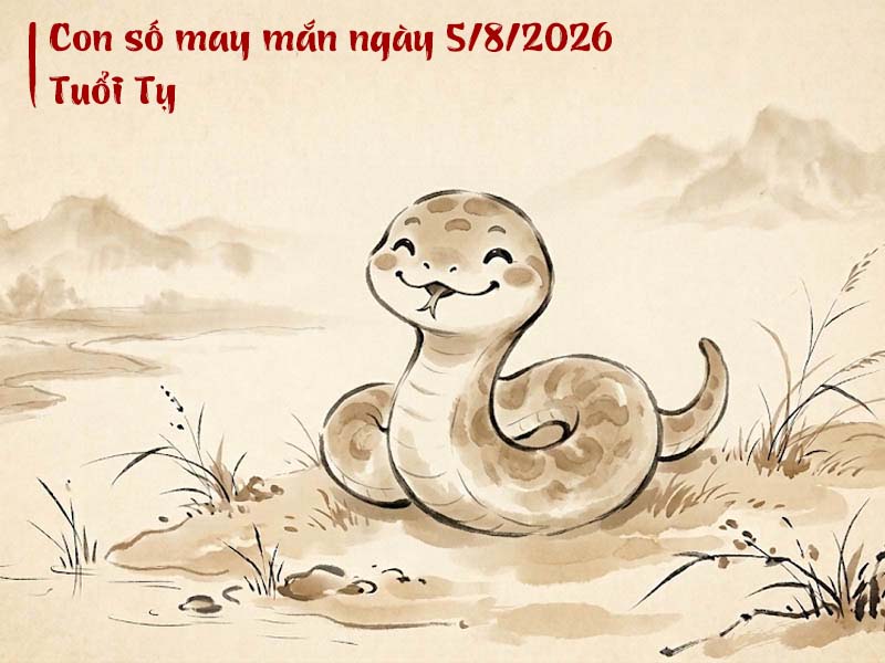 Con số may mắn 6/8/2026 tuổi tỵ