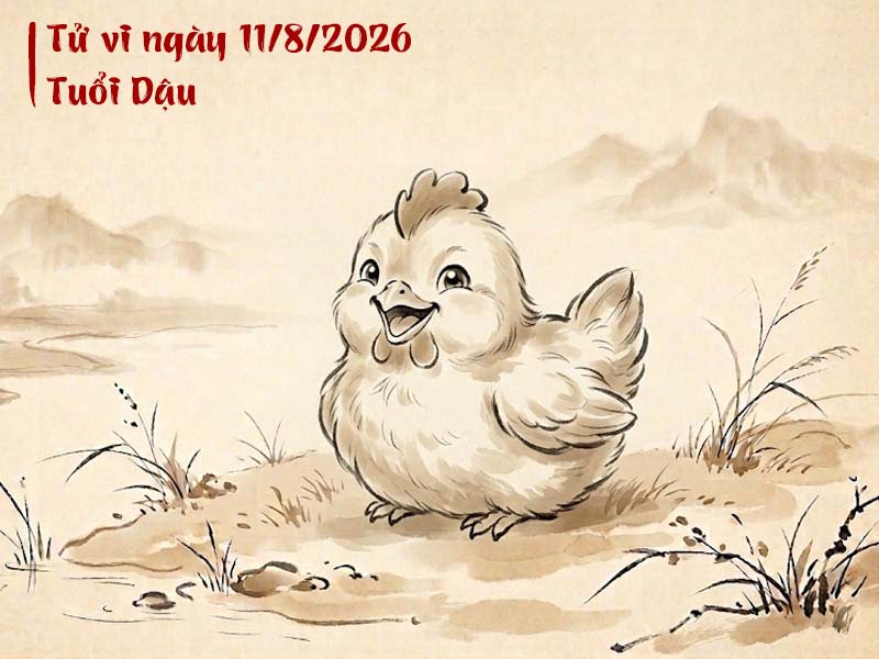 Tử vi ngày 11/8/2026 tuổi Dậu
