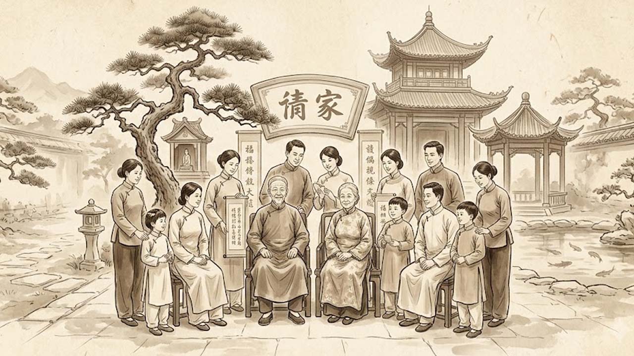 Sao Thiên Việt cung Phúc Đức chủ sự phúc báu sâu dày, gia tộc hưng thịnh đời đời
