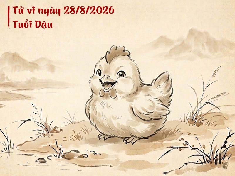 Tử vi ngày 28/8/2026 Dậu