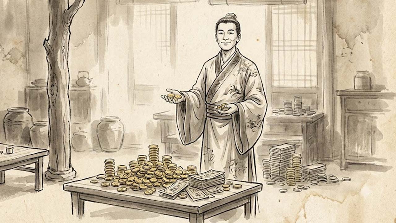 Sao Lâm Quan cung Tài Bạch chủ sự dòng tiền tăng trưởng, tích lũy tài sản khổng lồ