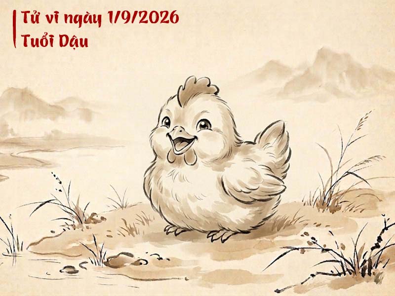 Tử vi 1/9/2026 tuổi Dậu