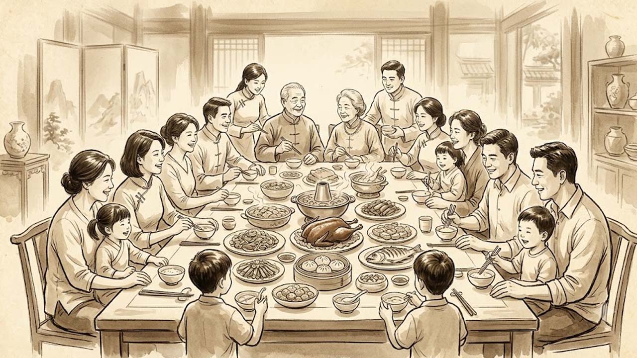 Sao Thiên Trù cung Phúc Đức ban phước báu ẩm thực gia tộc luôn dư dả của ăn của để