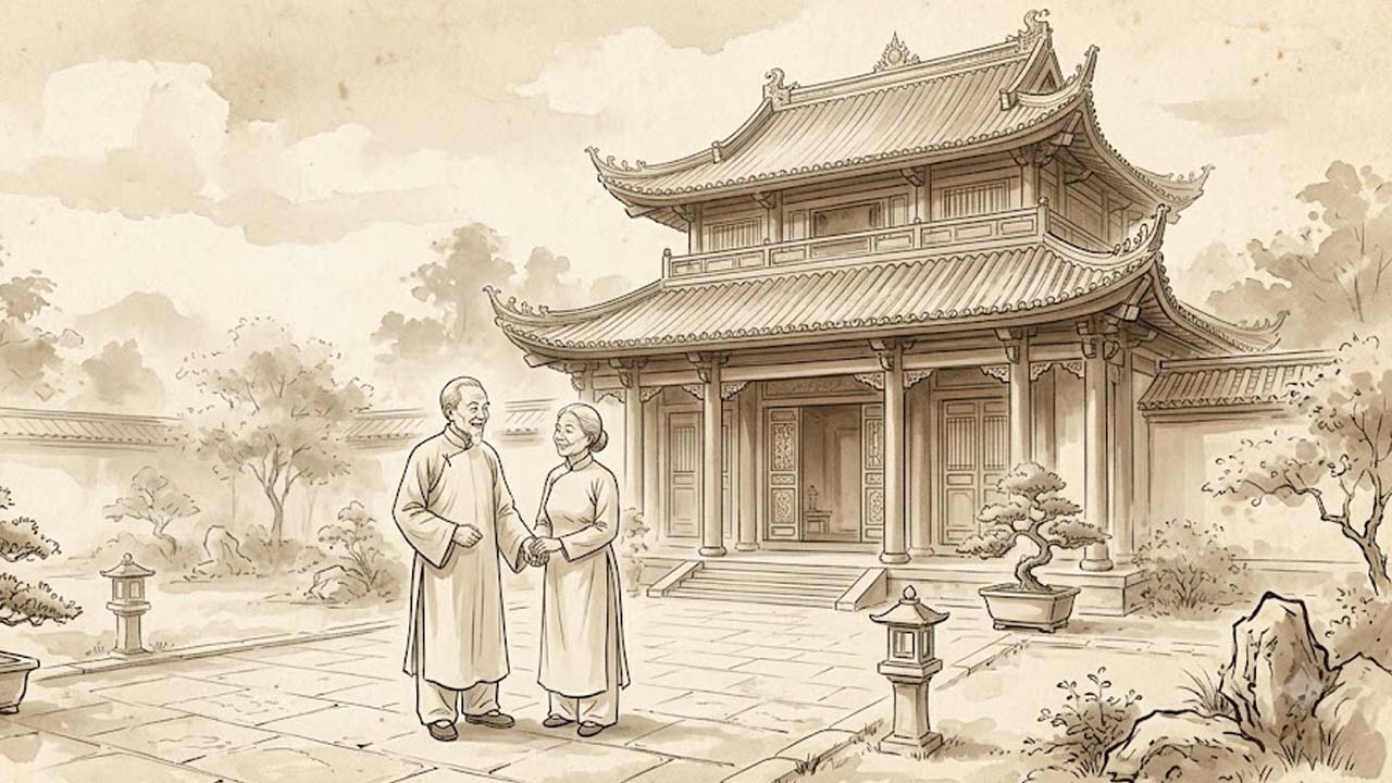 Sao Thiếu Âm cung Điền Trạch chỉ việc tích lũy bất động sản bền vững gia đạo an yên