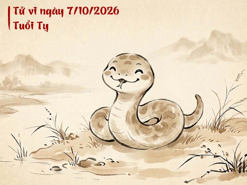 Tử vi ngày 7/10/2026 tỵ