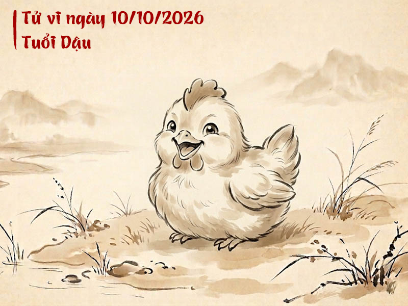 tử vi ngày 10/10/2026 Tuổi Dậu