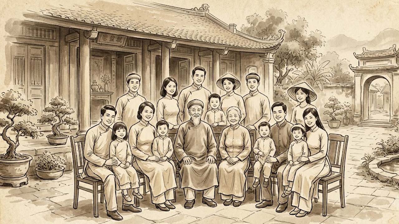 Sao Đế Vượng cung Phúc Đức tiết lộ tổ tiên che chở, dòng họ hưng thịnh