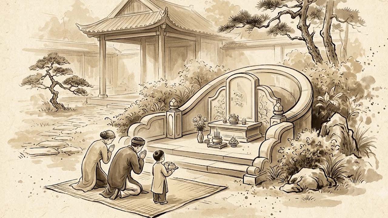 Sao Đường Phù cung Phúc Đức âm phần khang trang, phúc tổ tiên che chở