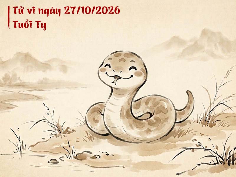Tử vi 27/10/2026 tuổi Tỵ