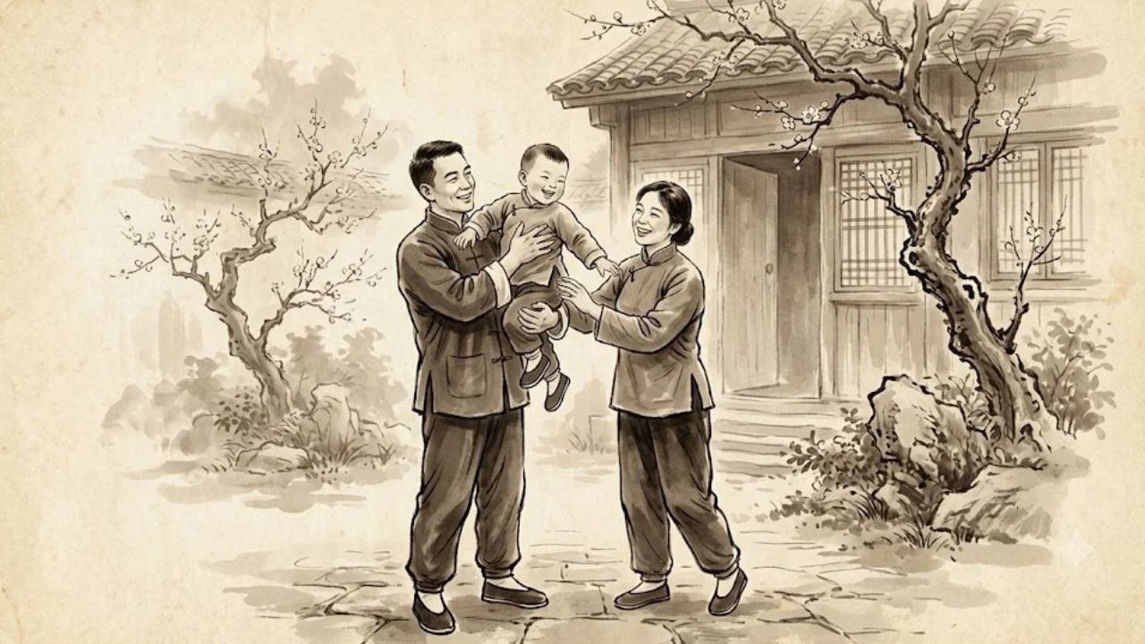 Sao Long Trì cung Phụ Mẫu chủ sự cha mẹ thanh tú và gia đình phúc hậu