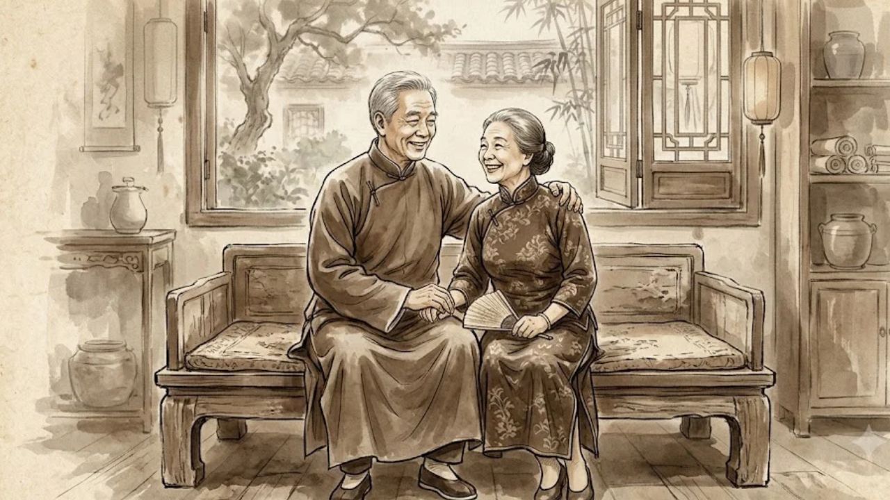 Sao Tam Thai cung Phu Thê gia đạo yên ấm, bạn đời giàu lòng bao dung