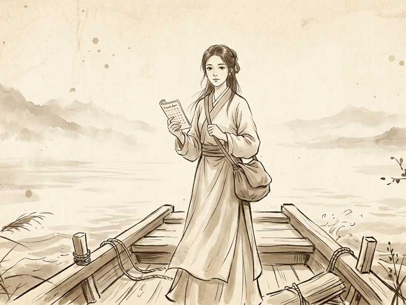 Bước 1: Đánh số sáu hào của Chính quẻ từ dưới lên